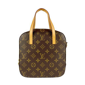 Louis Vuitton Monogram Spontini Shoulder Bag Brown Canvas